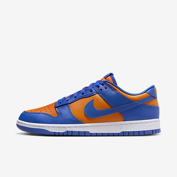 Nike navy and orange shoes outlet